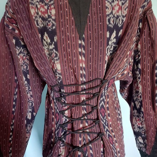Bum Shaka Εθνο μπουφάν σαν καινούργιο, XL-2XL, κουμπιά από νεφρίτη