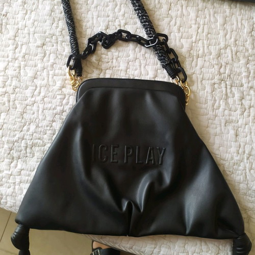 Ice Play women's shoulder bag used with braided strap and chain