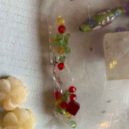 Swarovski crystals unused in various pierced sizes