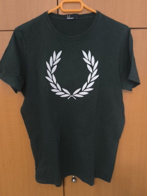 Fred Perry t-shirt medium μεταχειρισμένο, πράσινο