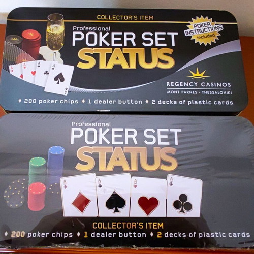 Regency Casino & Professional Poker Set new, 2 pieces collectible
