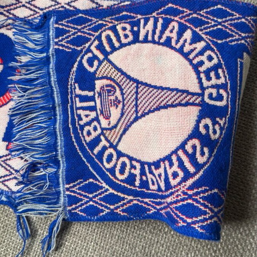Paris St Germain scarf retro 00’s knitted 1.30 m new