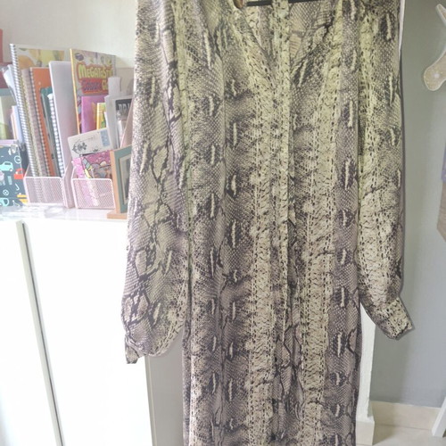 Shirt dress with belt, size S / 36 / 8
