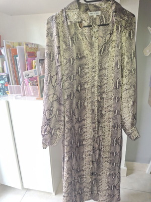 Shirt dress with belt, size S / 36 / 8