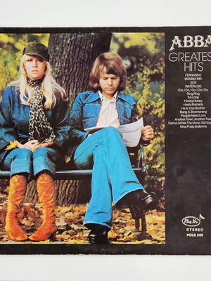 ABBA Greatest Hits винил LP употребяван, гръцко издание от 1976