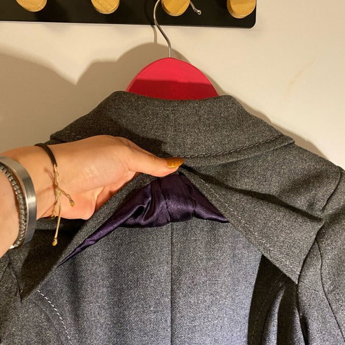 Pull&Bear coat 60% wool 40% viscose like new, gray