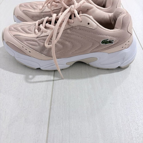 Lacoste sneakers, pink, size 38, sport style