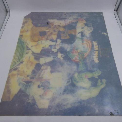 Looney Tunes Space Jam McDonalds promotional sign used