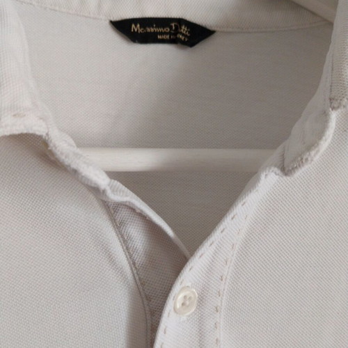 Massimo Dutti men's polo shirt like new, size L, white