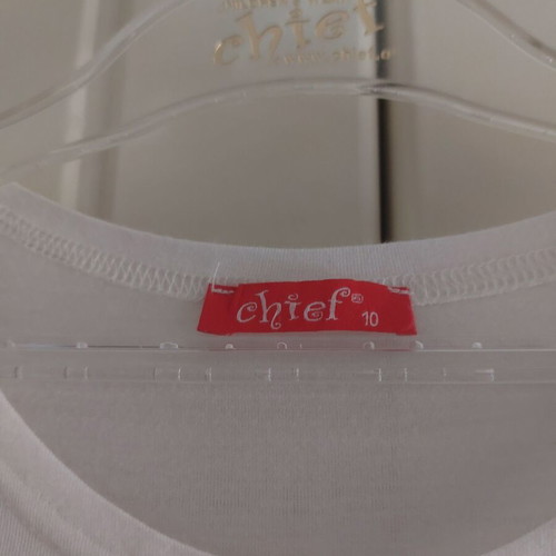 Chief white blouse for 10 years old like new