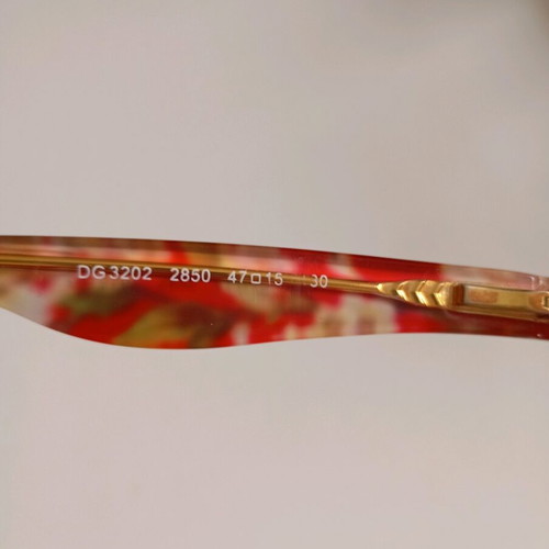 D&G children's prescription glasses used, red for girls