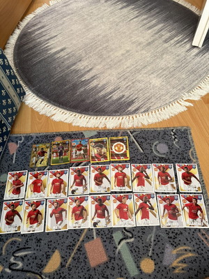 Adrenalyn XL Manchester United cards used, set