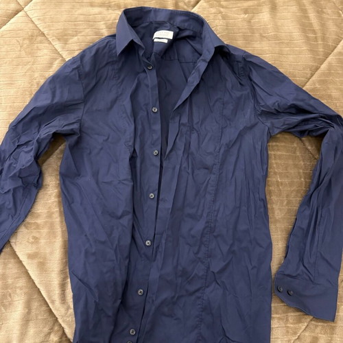 Zara men's shirt used, blue, size S