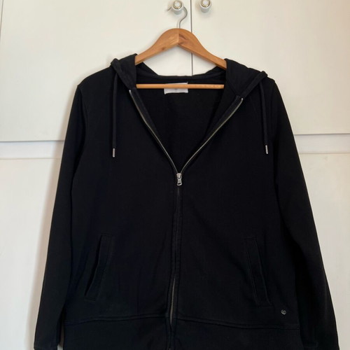 Black hoodie jacket like new, size M