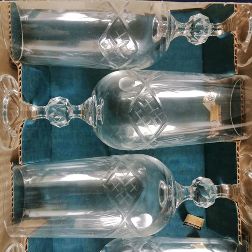 Claudia Champagne Glasses set of 6 new