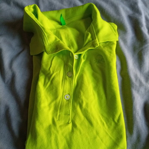 Benetton women's green blouse like new, size S