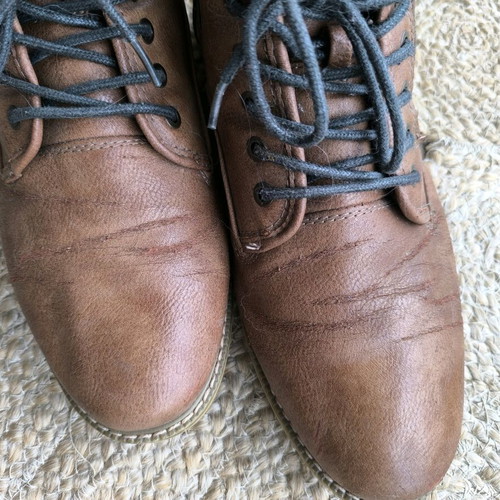 Mustang men's boots size 44 used, brown