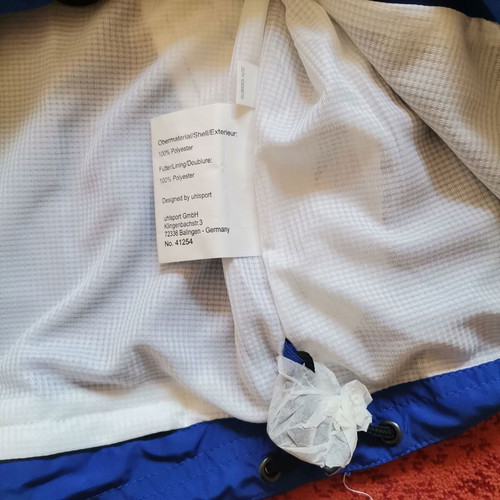 Uhlsport Sports Jacket Blue Size XS New