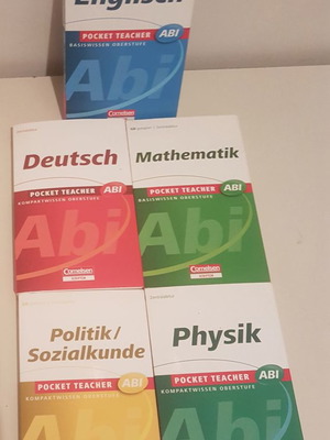 Γερμανικά βιβλία Pocket Teacher σαν καινούργια, σετ 5 τεμαχίων
