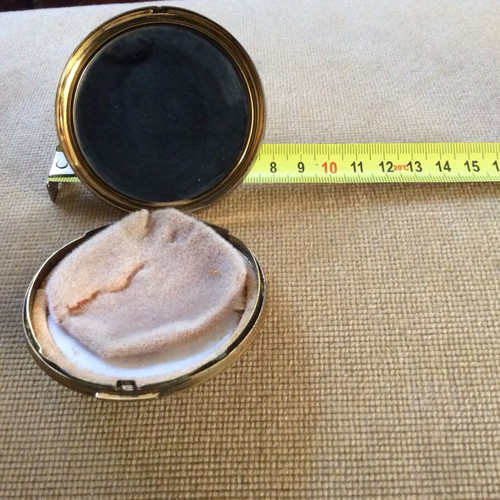 Art Nouveau style powder compact used