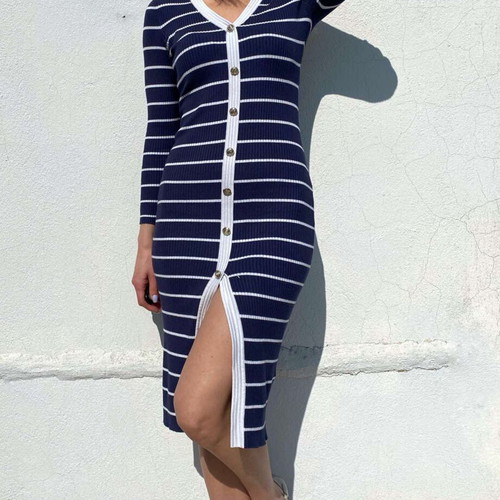 Guess dress, white and blue, size S