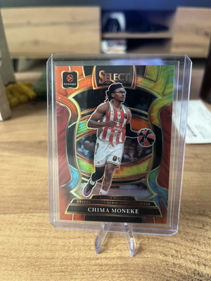 Euroleague Panini Select Red Star Chima Moneke rare card /25 like new
