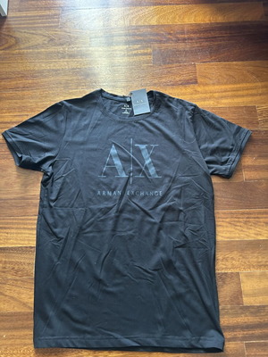 Armani Exchange black T-shirt, size L
