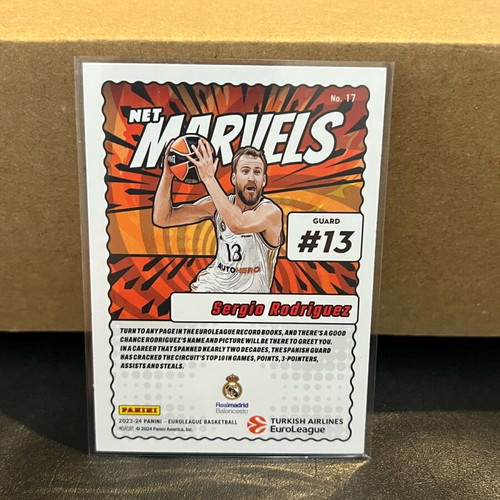 Panini Donruss Euroleague Net Marvels Sergio Rodriguez 2023-24 card like new