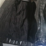 Leather motorcycle jacket