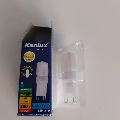 Λάμπες LED G9 2.5watt Θερμό Λευκό Πακέτο 12 Καινούργιες