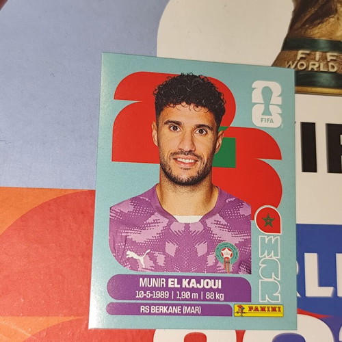 Munir El Kajoui World Cup 2026 Panini sticker