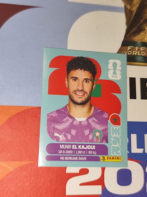 Munir El Kajoui World Cup 2026 Panini sticker