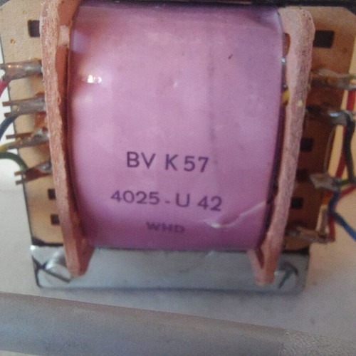 Current transformer used, from old radio