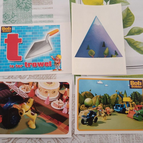 Bob the Builder collectible stickers pack of 4, like new, 2008