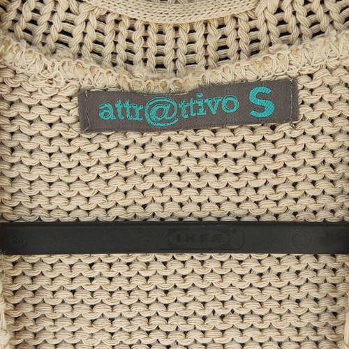 Attrattivo Crochet Vest Small Beige boho chic like new