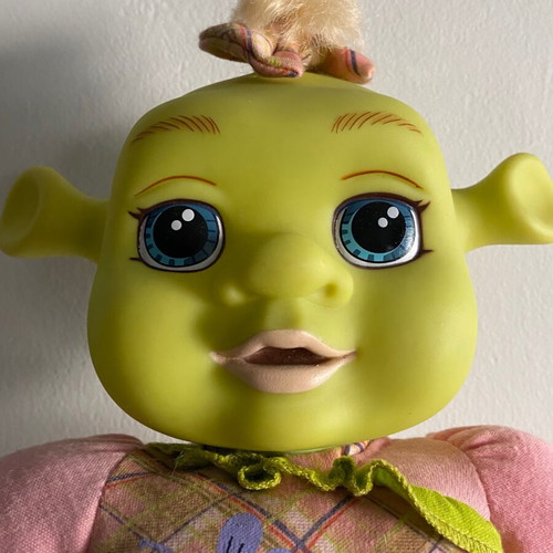 Shrek’s Baby Felicia Laugh With Me electronic plush doll 2007 used