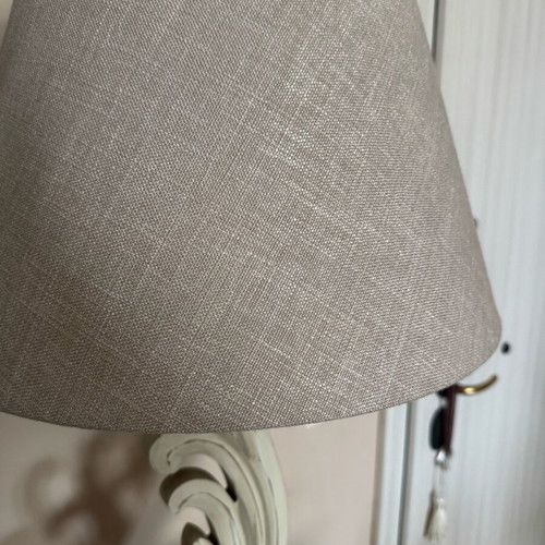 Table lamp like new with shade, height 68 cm