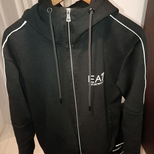 Emporio Armani Men's Jacket new, size M, black and white