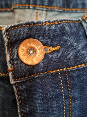 Blue Jeam pants XL like new, low rise Mastino Jeans