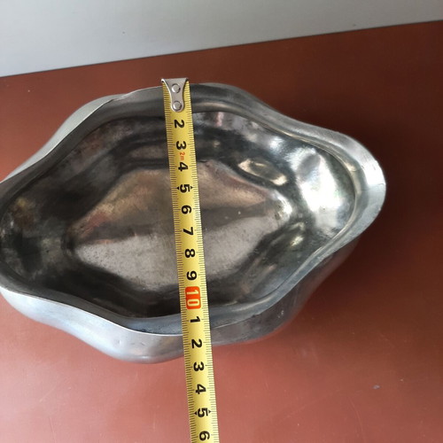 Pewter Antique Vessel with Angel Touchmark, Like New