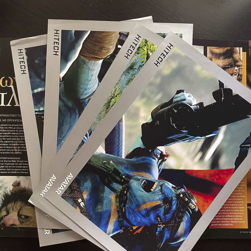 Hitech magazine used with Blu-ray and 5 posters February 2010