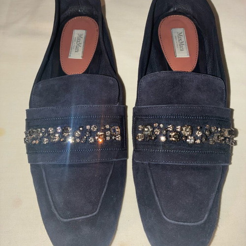 Max Mara black ballerinas like new, size 38