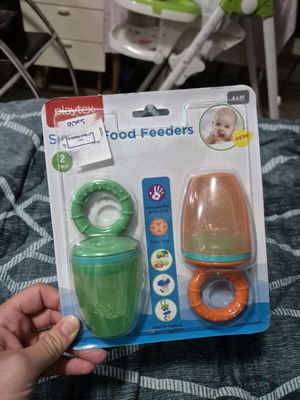 Silicone Fruit Pacifiers new, pack of 2