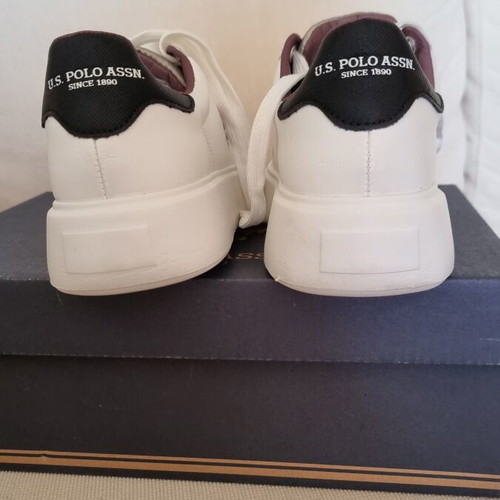 U.S. Polo Assn. White Sneakers Size 38 New with Box