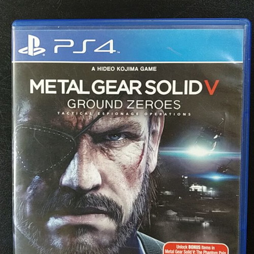Metal Gear Solid V Ground Zeroes PS4 game like new