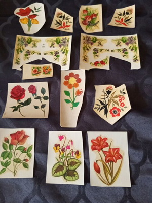 Vintage decals pack of 15 used