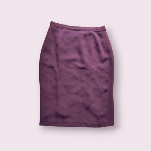 Bill Cost vintage burgundy pencil skirt used, size S-XS