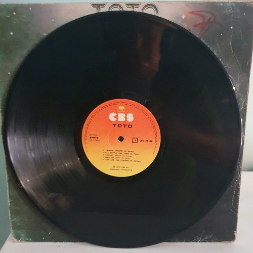Toto vinyl record used, rock