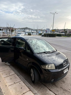 Audi A2 1.4L family car used with rear trunk damage