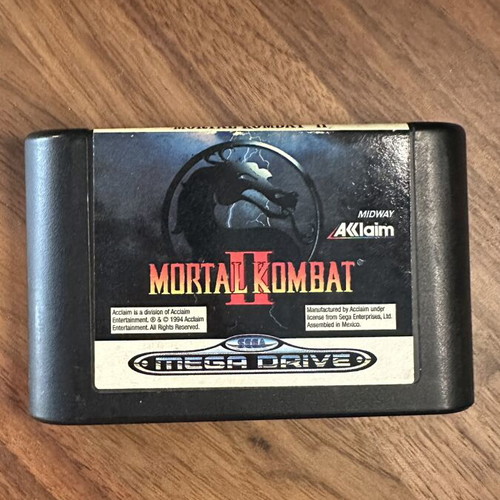 Mortal Kombat II Sega Mega Drive like new